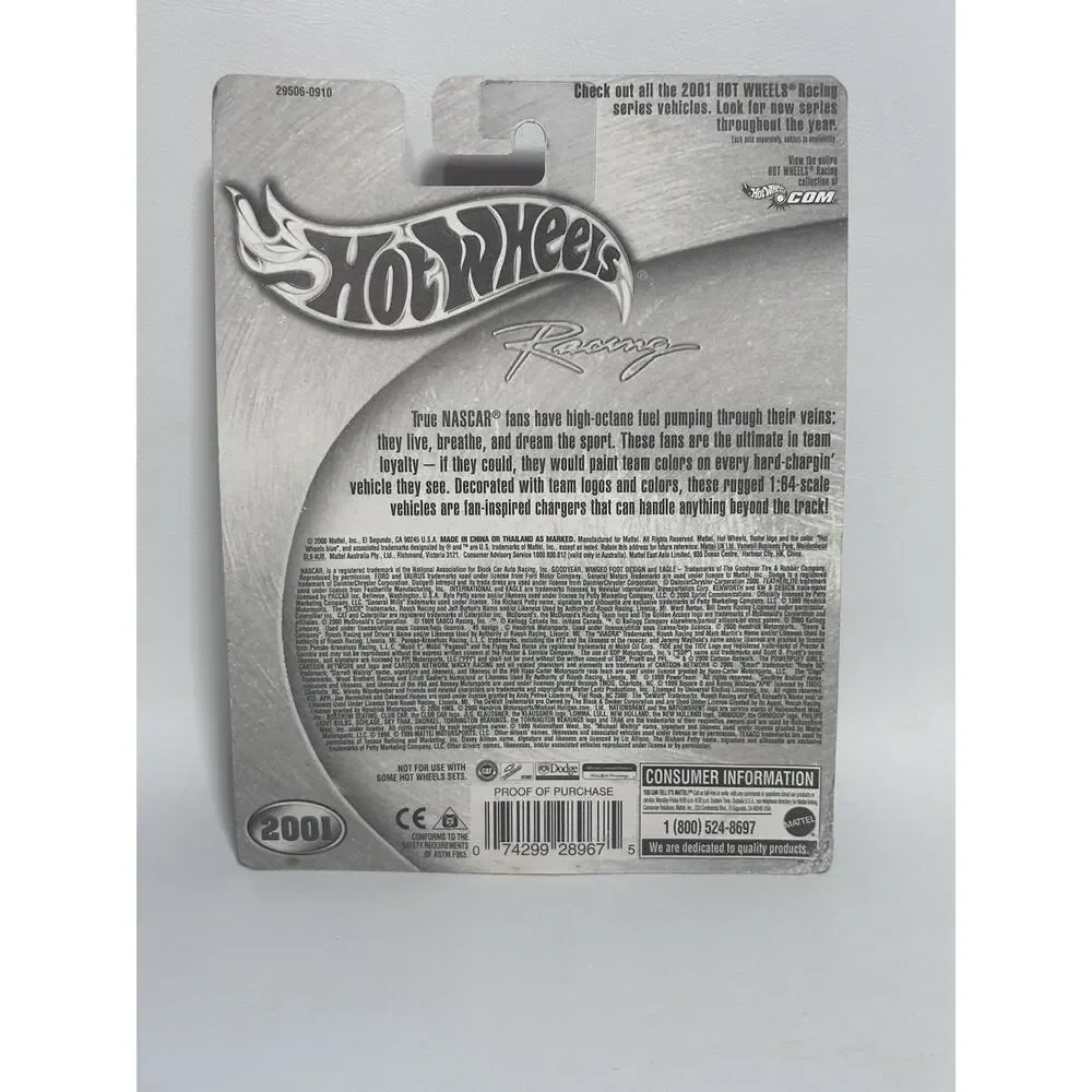 Hot Wheels 2001 Racing Tail Dragger Caterpillar #2 of 12 A Series 1/64 Scale NIP
